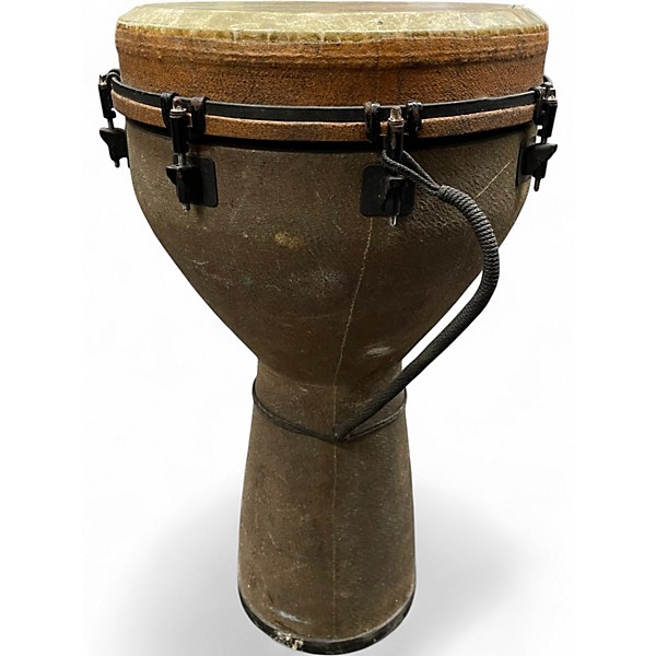 Used Remo Mondo key tuned earth finish Djembe