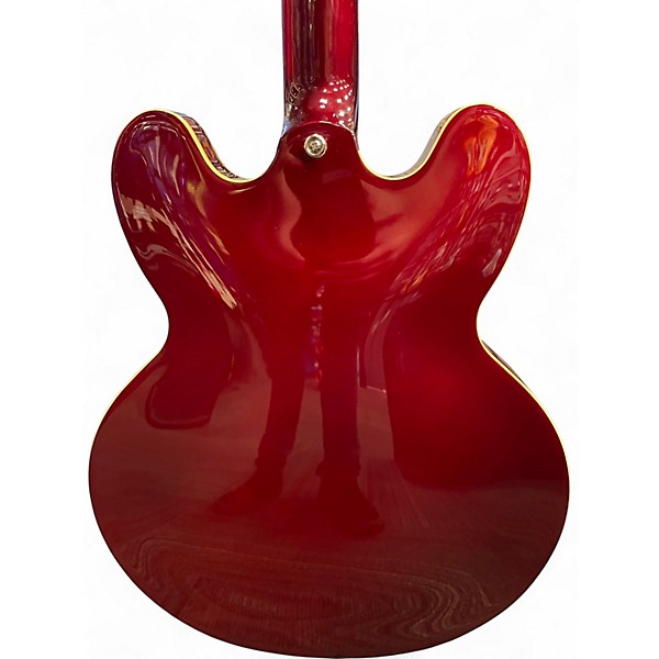 Used Epiphone Riviera Burgundy Hollow Body Electric Guitar