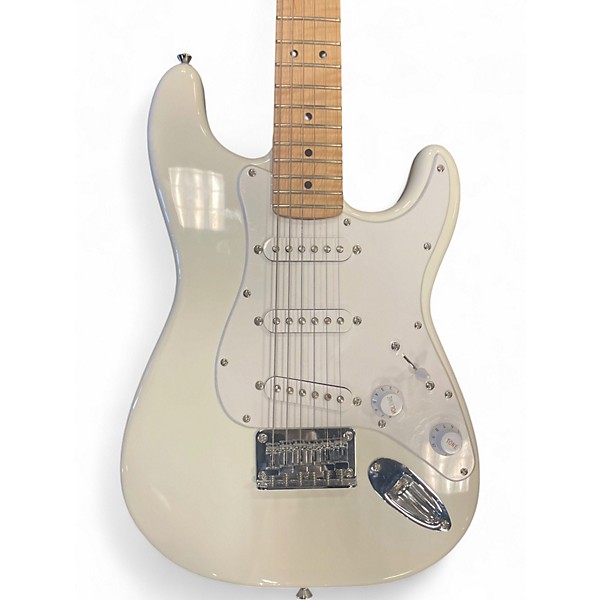 Used Squier Mini Stratocaster White Electric Guitar