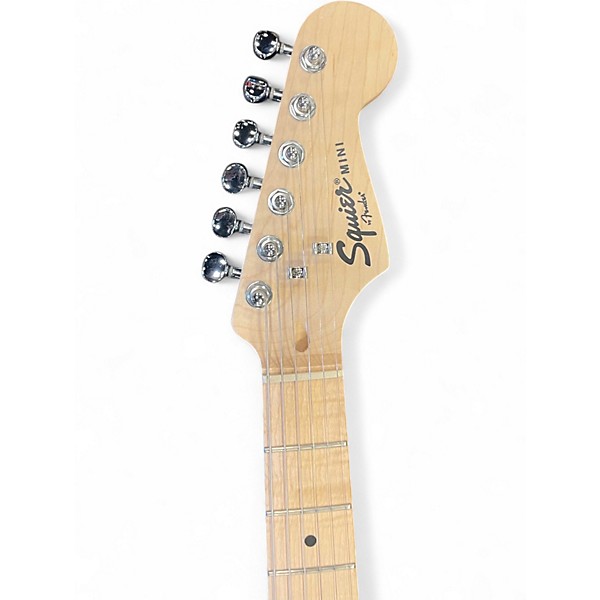 Used Squier Mini Stratocaster White Electric Guitar