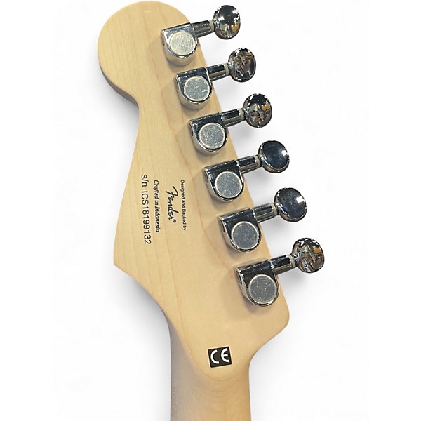 Used Squier Mini Stratocaster White Electric Guitar