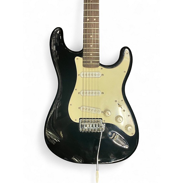 Used Squier Affinity Stratocaster Black Solid Body Electric Guitar