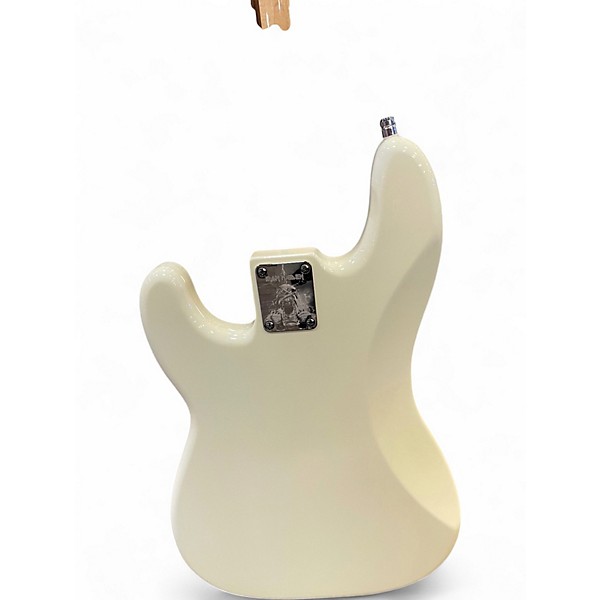 Used Fender Steve Harris Signature Precision Bass White Electric Bass Guitar