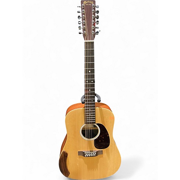 Used Martin DX2 12 string Natural 12 String Acoustic Electric Guitar