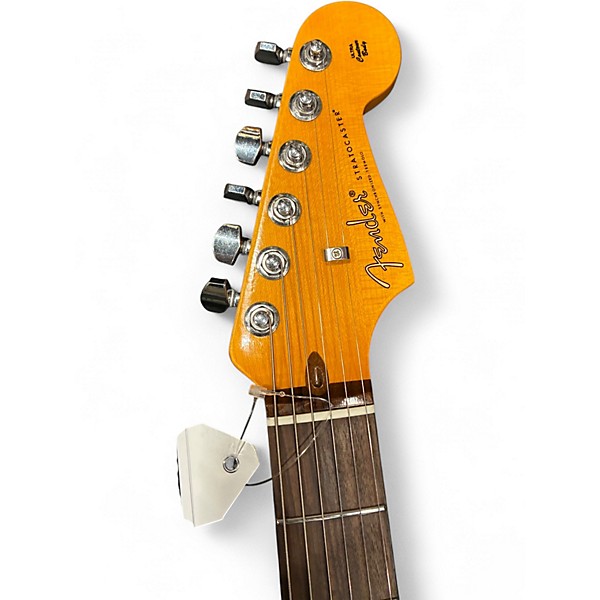 Used Fender American Ultra Luxe Stratocaster Fiesta Red Solid Body Electric Guitar