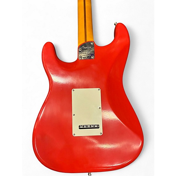 Used Fender American Ultra Luxe Stratocaster Fiesta Red Solid Body Electric Guitar