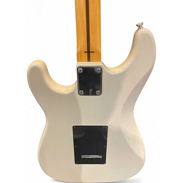 Used Lotus Stratocater Style white Solid Body Electric Guitar