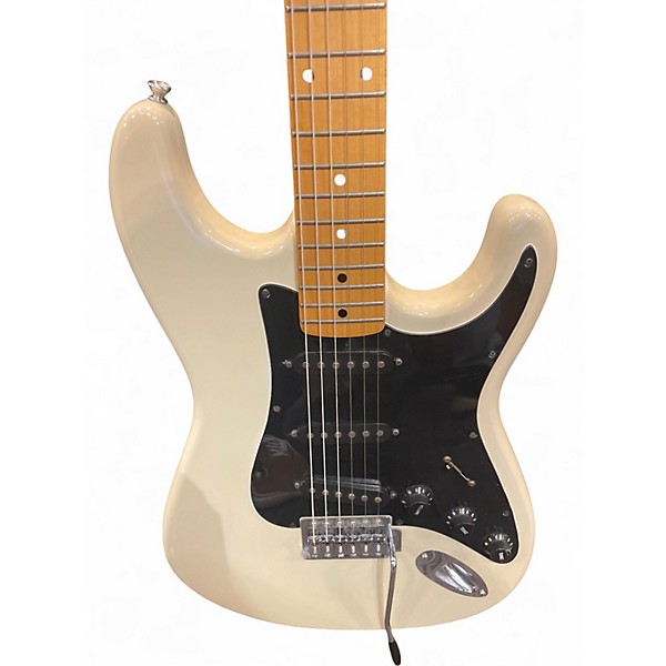 Used Lotus Stratocater Style white Solid Body Electric Guitar