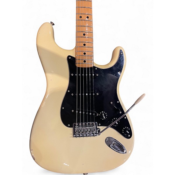Vintage 1979 Fender Standard Stratocaster Olympic White Solid Body Electric Guitar