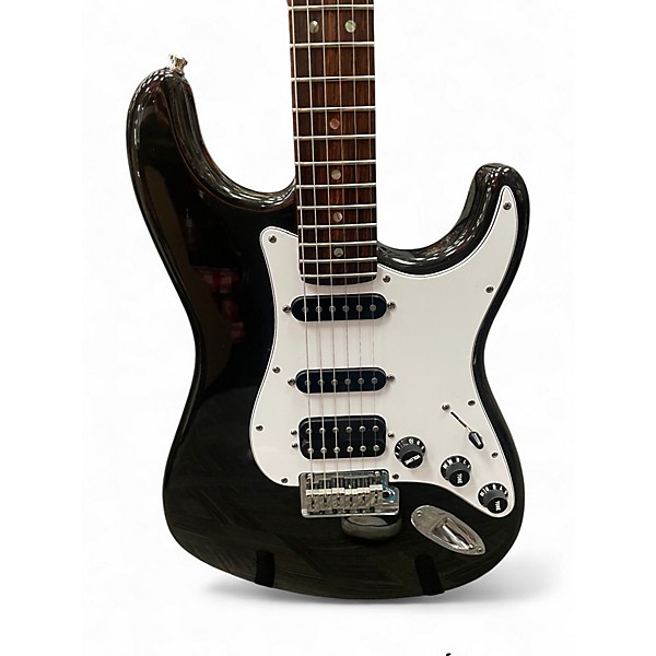 Used Fender American Deluxe Stratocaster HSS Black Solid Body Electric Guitar
