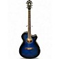 Used Ibanez AEG10II Blue Burst Acoustic Electric Guitar thumbnail
