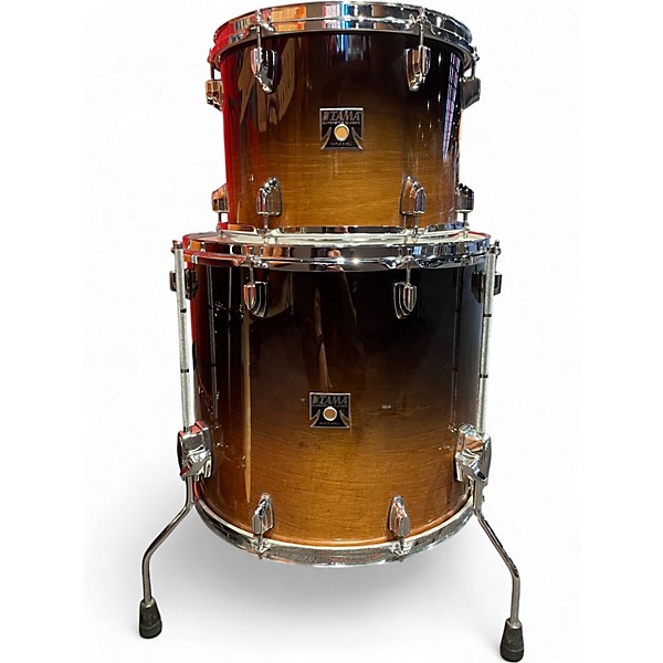 Used TAMA 3 Piece Superstar Brown Sunburst Drum Kit