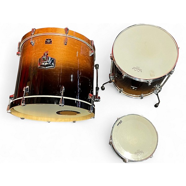 Used TAMA 3 Piece Superstar Brown Sunburst Drum Kit