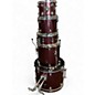 Used Ludwig 5 Piece Backbeat Ruby Drum Kit