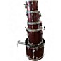 Used Ludwig 5 Piece Backbeat Ruby Drum Kit