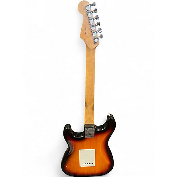Used Squier Standard Stratocaster 3 Tone Sunburst Solid Body Electric Guitar