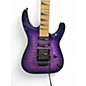 Used Jackson JS34Q Dinky Purple Solid Body Electric Guitar