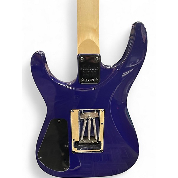 Used Jackson JS34Q Dinky Purple Solid Body Electric Guitar