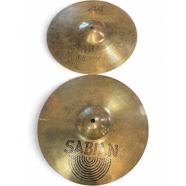 Used SABIAN 13in AA REGULAR HATS Cymbal