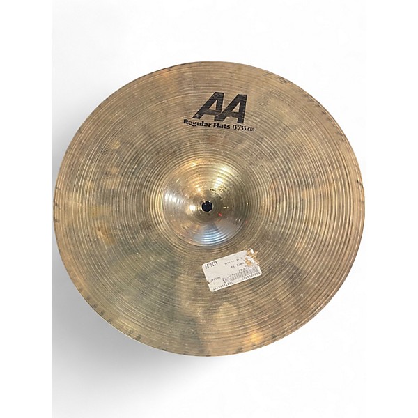 Used SABIAN 13in AA REGULAR HATS Cymbal