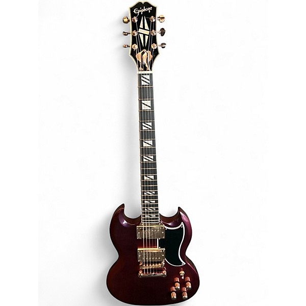 Used Epiphone Futura Prophecy Custom FX with Floyd Rose Midnight Ember Solid Body Electric Guitar