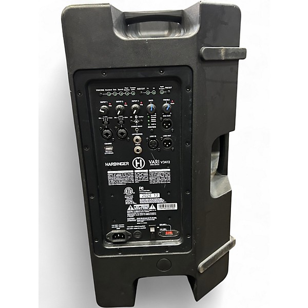 Used Harbinger VARI V3412 Powered Speaker