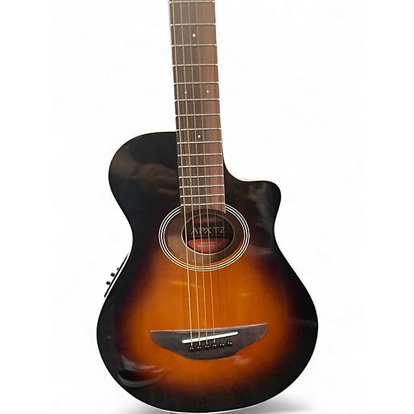 Used Yamaha APXT2 2 Tone Sunburst Acoustic Electric Guitar
