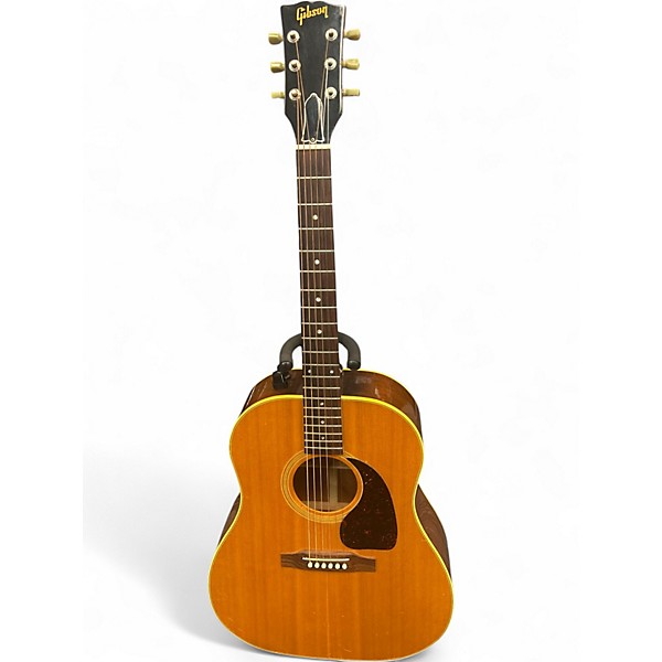Used 1985 Gibson 1985 J-45E Natural Acoustic Electric Guitar