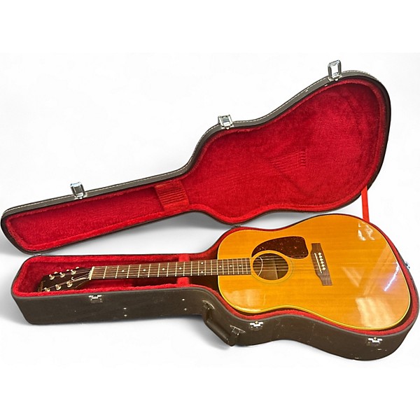 Used 1985 Gibson 1985 J-45E Natural Acoustic Electric Guitar