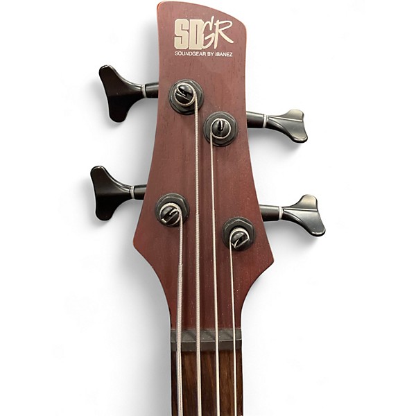 Used Ibanez SR500E 5 String Brown Electric Bass Guitar