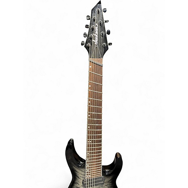 Used Jackson SLATXF8 SOLOIST 8 STRING BLACK BURST Solid Body Electric Guitar