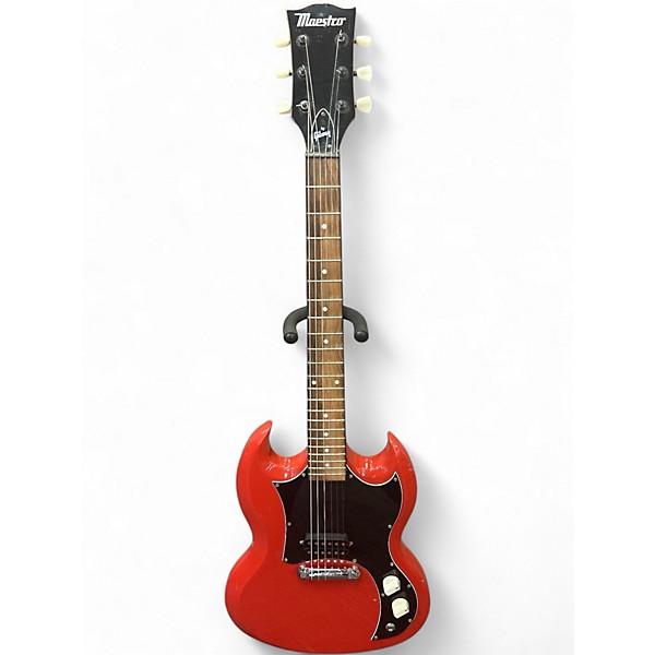 Used Maestro SG JUNIOR Red Solid Body Electric Guitar