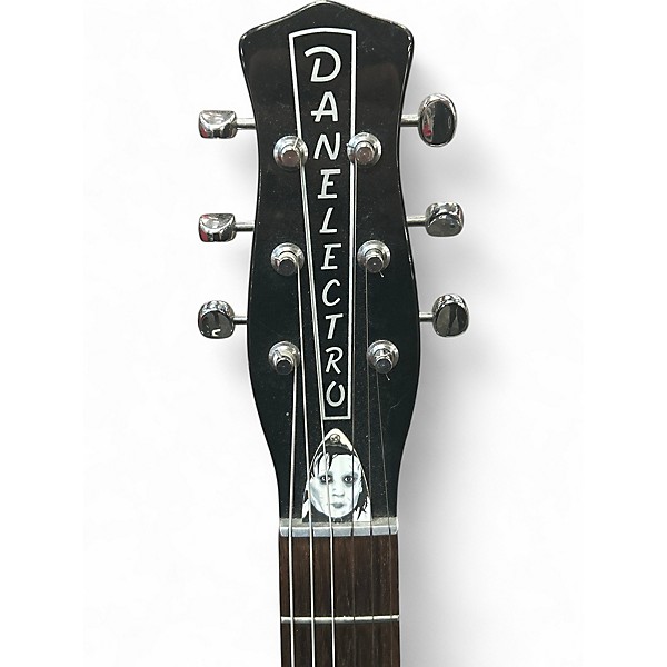 Used Danelectro 59 NOS+ Black Solid Body Electric Guitar
