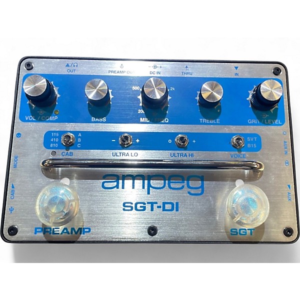 Used Ampeg SGT-DI Bass Effect Pedal