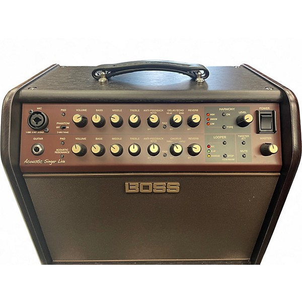 Used BOSS acs live Acoustic Guitar Combo Amp