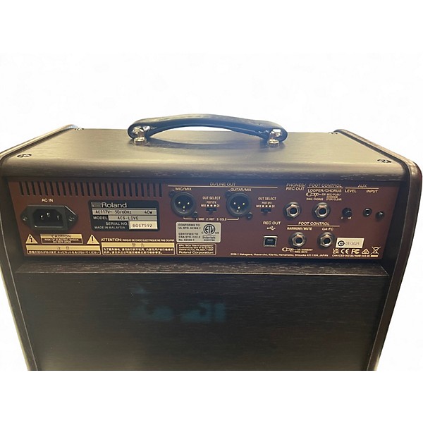 Used BOSS acs live Acoustic Guitar Combo Amp