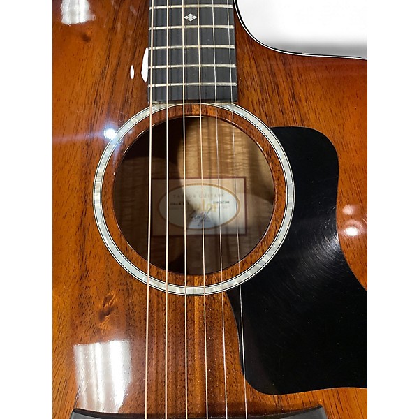 Used Taylor 224CEKDLX NATURAL BURST Acoustic Electric Guitar