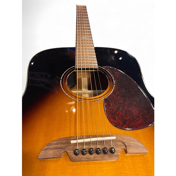 Used Alvarez MD60EVB Vintage Sunburst Acoustic Electric Guitar
