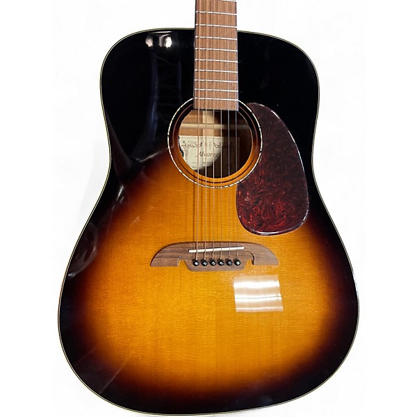 Used Alvarez MD60EVB Vintage Sunburst Acoustic Electric Guitar