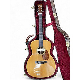 Used Santa Cruz OM Pre-War Brazilian Rosewood Natural Acoustic Electric Guitar