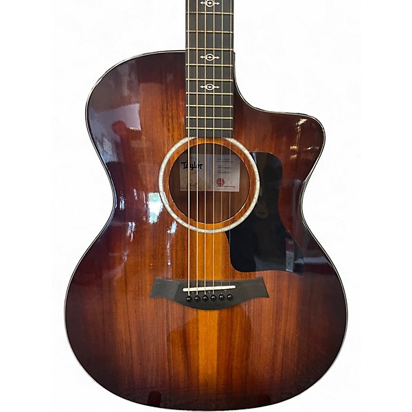 Used Taylor 224CEKDLX Natural Acoustic Electric Guitar