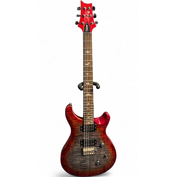 Used PRS SE Custom 24 Dark Cherry Burst Solid Body Electric Guitar