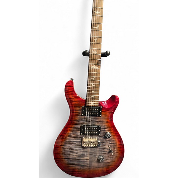 Used PRS SE Custom 24 Dark Cherry Burst Solid Body Electric Guitar