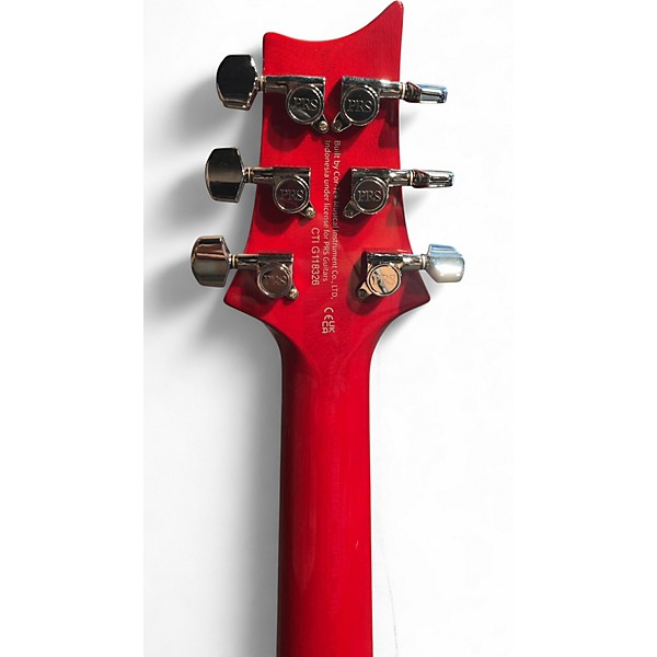 Used PRS SE Custom 24 Dark Cherry Burst Solid Body Electric Guitar