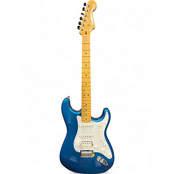 Used 2025 Fender Standard Stratocaster HSS Metallic Aqua Marine Solid Body Electric Guitar