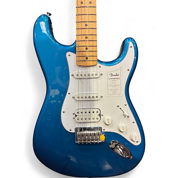 Used 2025 Fender Standard Stratocaster HSS Metallic Aqua Marine Solid Body Electric Guitar