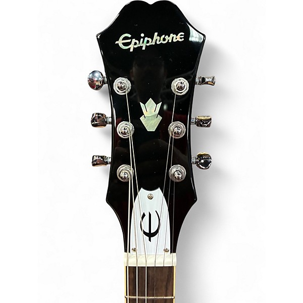 Used Epiphone Boneheaded Riviera Dark Tobacco Burst Hollow Body Electric Guitar