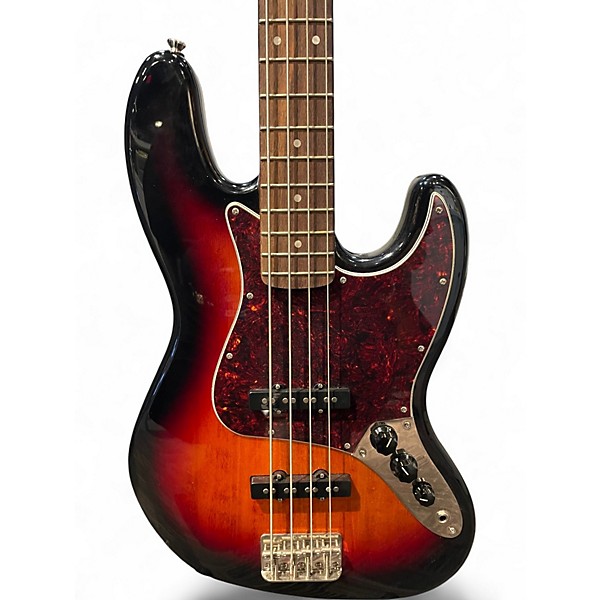 Used Squier Classic Vibe 1960S Jazz Bass 3 Color Sunburst Electric Bass Guitar
