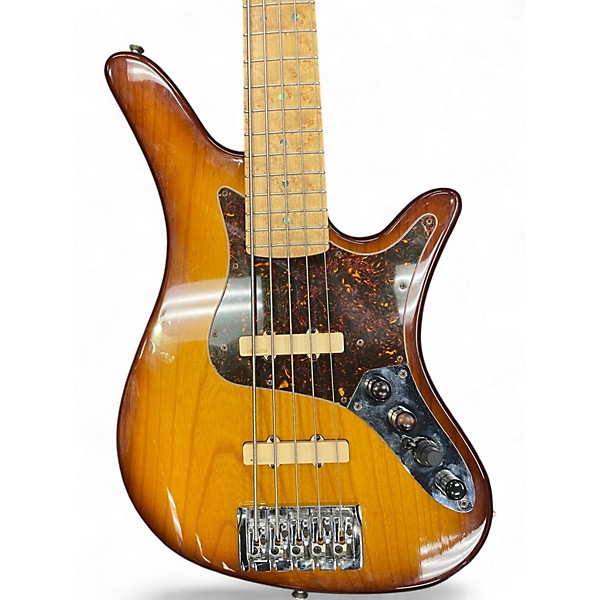 Used Carvin SB5000 Tobacco Burst Electric Bass Guitar