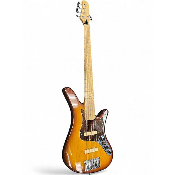 Used Carvin SB5000 Tobacco Burst Electric Bass Guitar